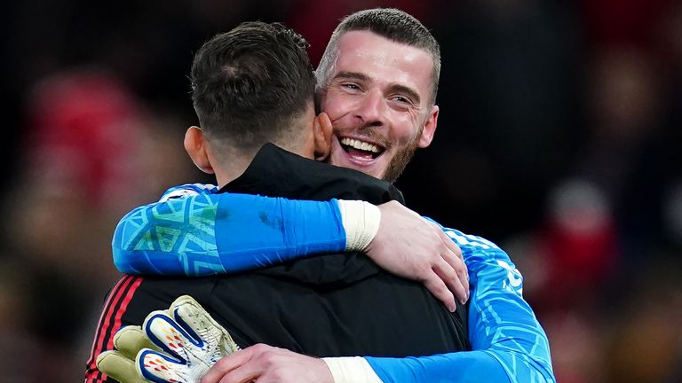 David de Gea is keen to see out the rest of his career at Man Utd