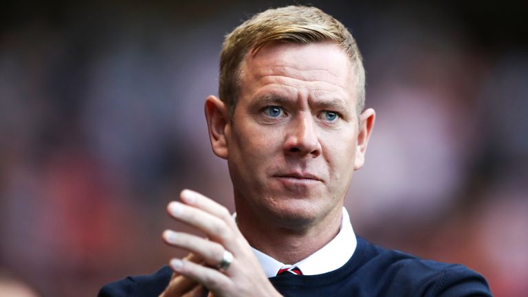 Dean Holden pictured during his time in charge of Charlton Athletic